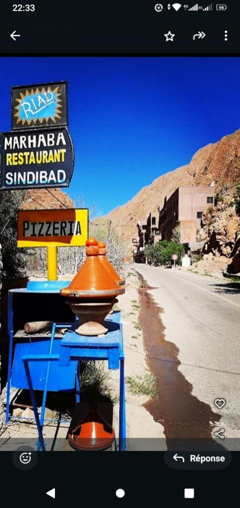 Riad Pizzeria Marhaba Akhendachou n'Ait Ouffi Exterior foto