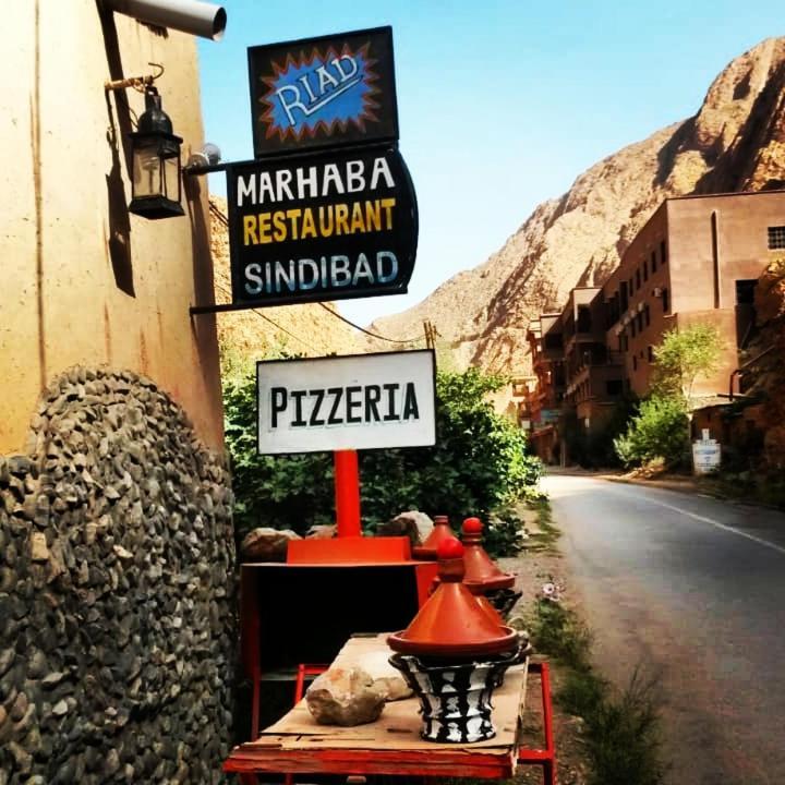 Riad Pizzeria Marhaba Hotel Akhendachou n'Ait Ouffi Exterior foto